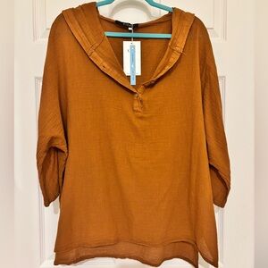 🔆🆕 Kisa Tunic Rust Top 🔆